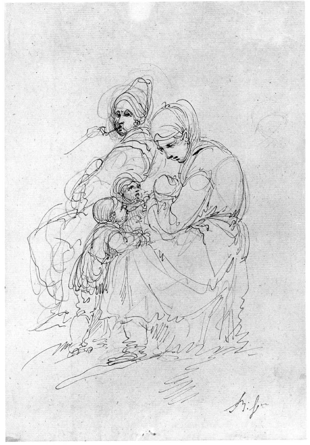 Scena familiare - Museo Civico di Castelvecchio, Verona